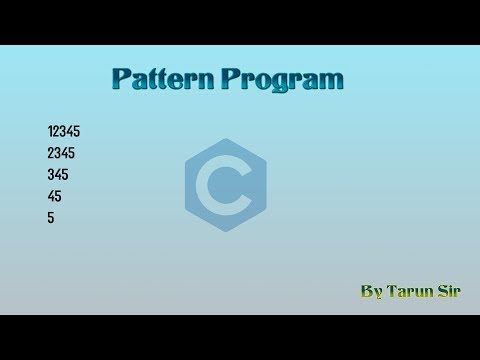 pattern program using c