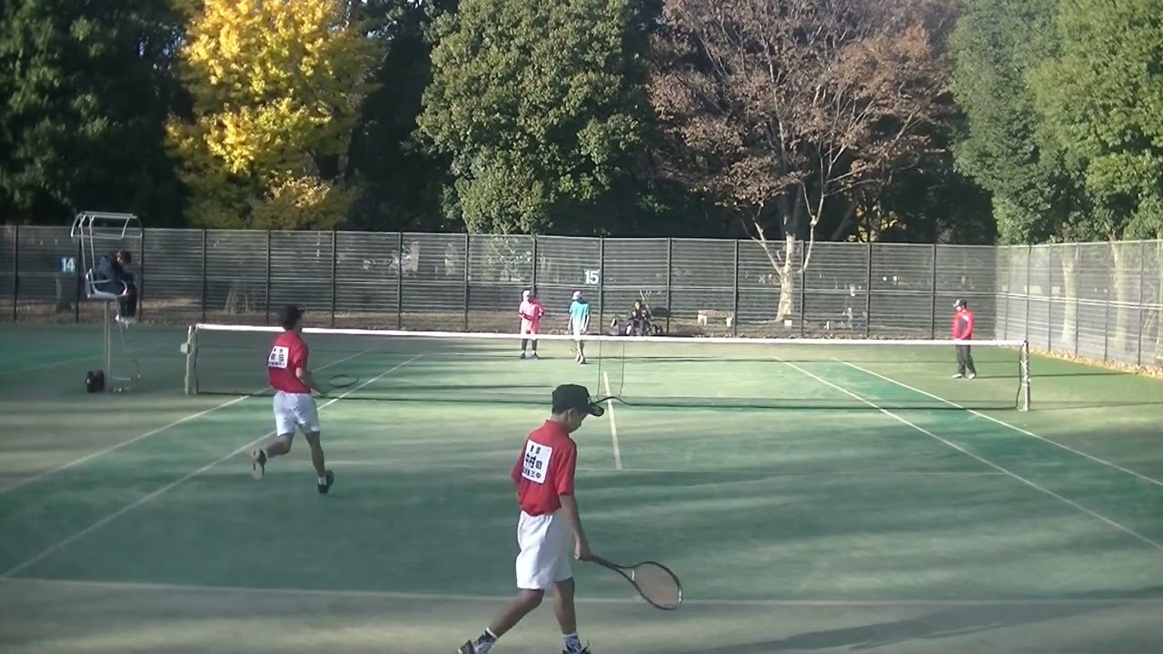 令和5年 東京都中学校ソフトテニス強化研修会　　　　　　　　　　　　　　　　　　　決勝　　　中村・岩田　対　小沼・宇田川(清明学園)