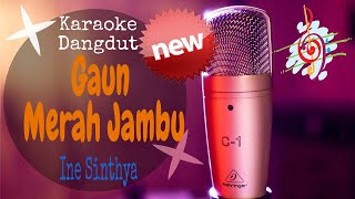 Karaoke Dangdut Gaun Merah Jambu - Ine Sinthya - Lirik Tanpa Vocal