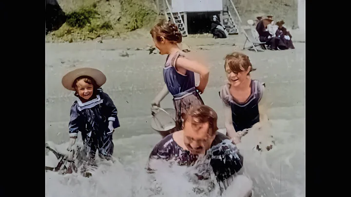 [4k, 60fps, colorized] (1902). The first home movi...
