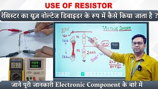 Voltage Dividers Full Tutorial | Voltage Devider Circuit Hindi | Resistor Voltage Devider Rule