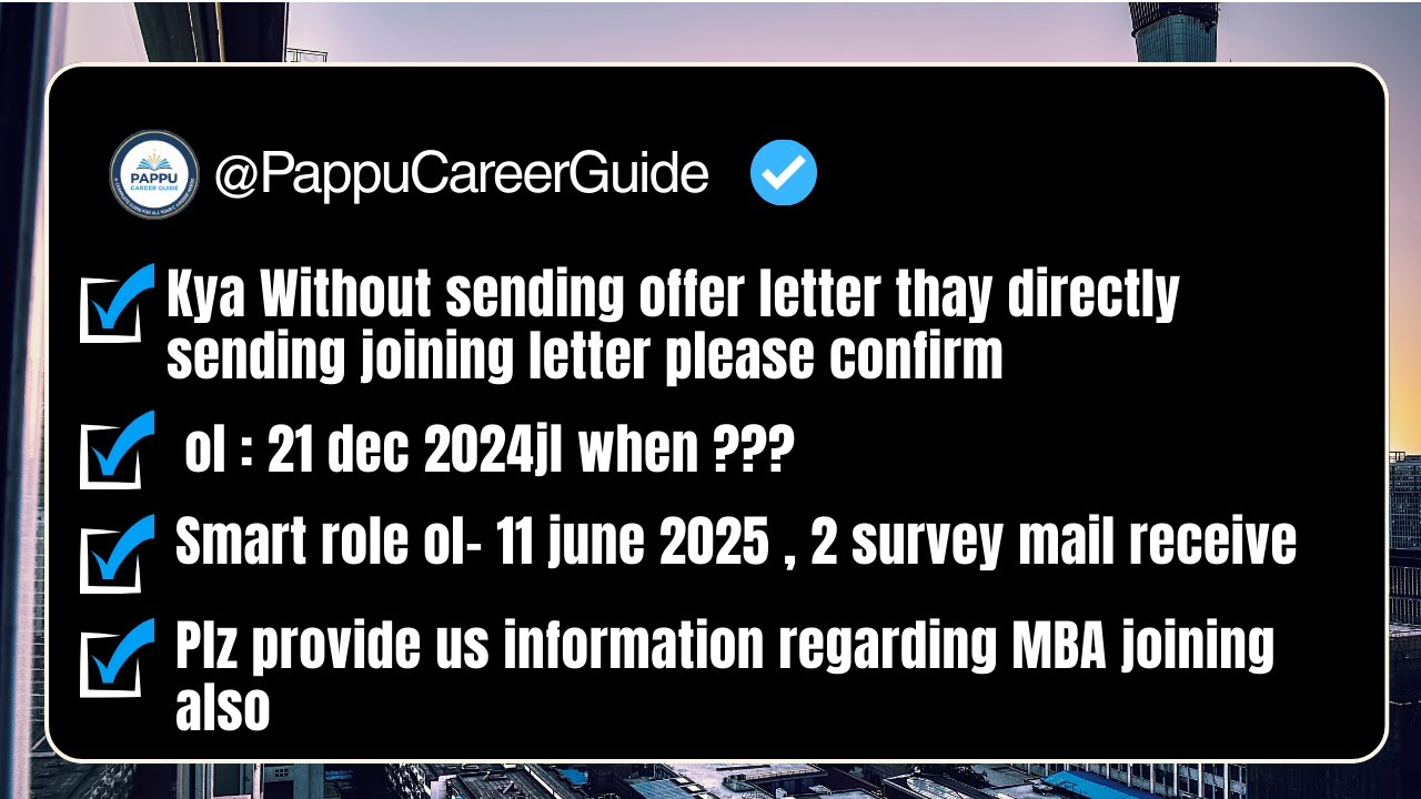 CAN TCS SEND JOINING LETTER WITHOUT SENDING OFFER LETTER? | WAITING FOR TCS JOINING FROM 21-DEC-2024