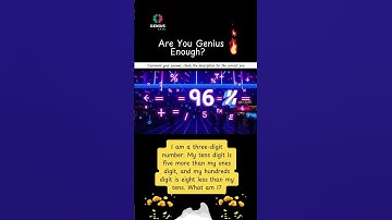 Can You Solve This 3-Digit Number Riddle? 🤔🔢 #quiz #mathpuzzles #triviatricks #riddles #mathspuzzles