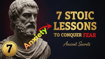 7 Stoic Lessons to Conquer Fear & Anxiety #Stoicism #OvercomeFear #CrushAnxiety #StoicWisdom #stoic