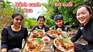 Hôm Nay Chị Em Mai Nấu Bánh Canh Cua Trong Suối / Phát Hiện Cây Vải Rừng Nhiều Trái