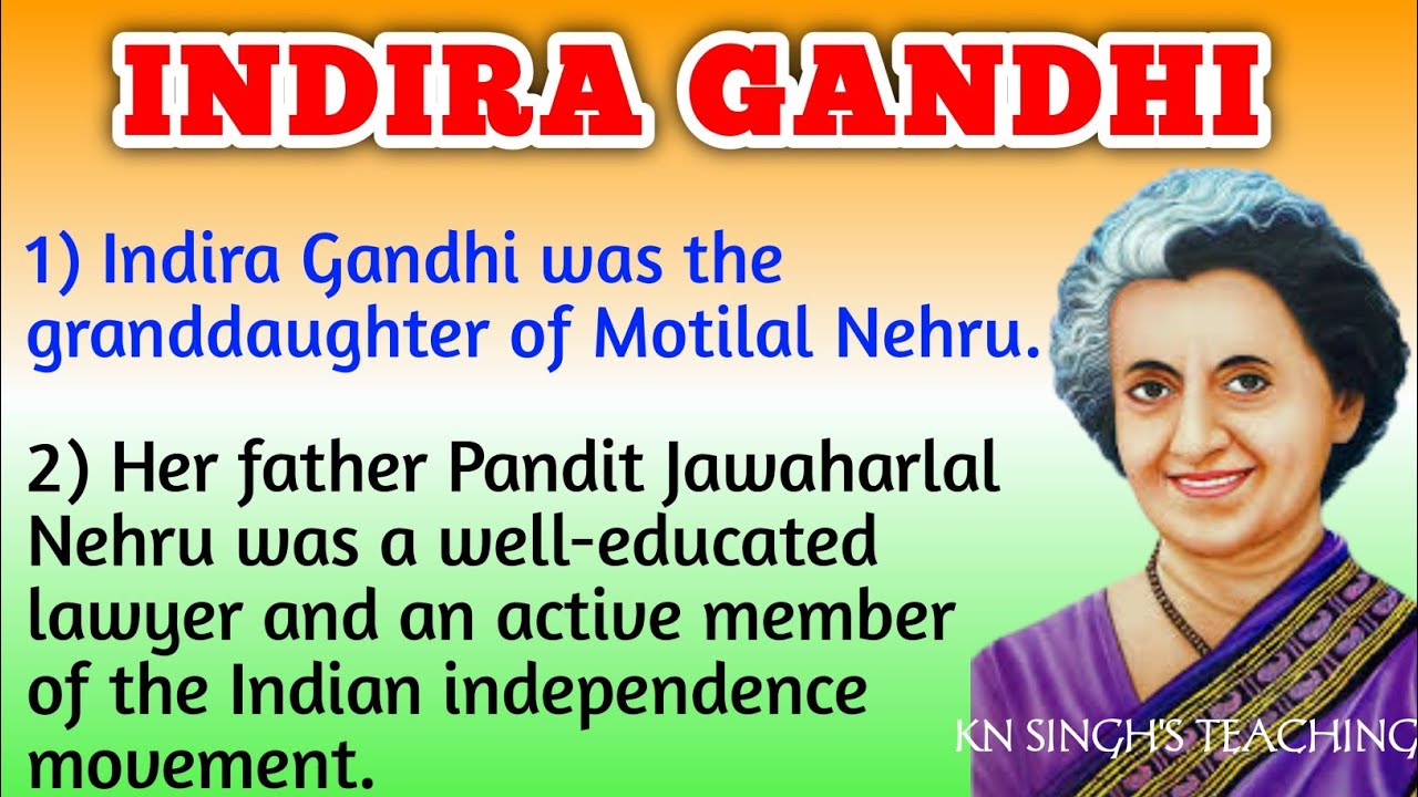 indira gandhi speech in english 10 lines