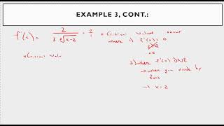 Celebrity MATH180 - Section 2.1: First Derivatives to Find Maximum and Minimum Values - Part 3 Profile