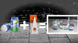 Cara membuat Vespa dari kaleng Sprite