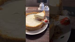Smooth &amp; Creamy No Bake Cheesecake 🤤 #cake #cakevideo #shorts