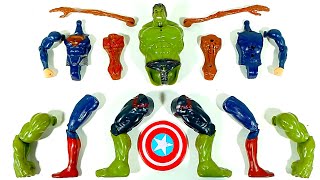 Assemble Siren Head VS Superman VS Hulk Smash Avengers Superhero Toys
