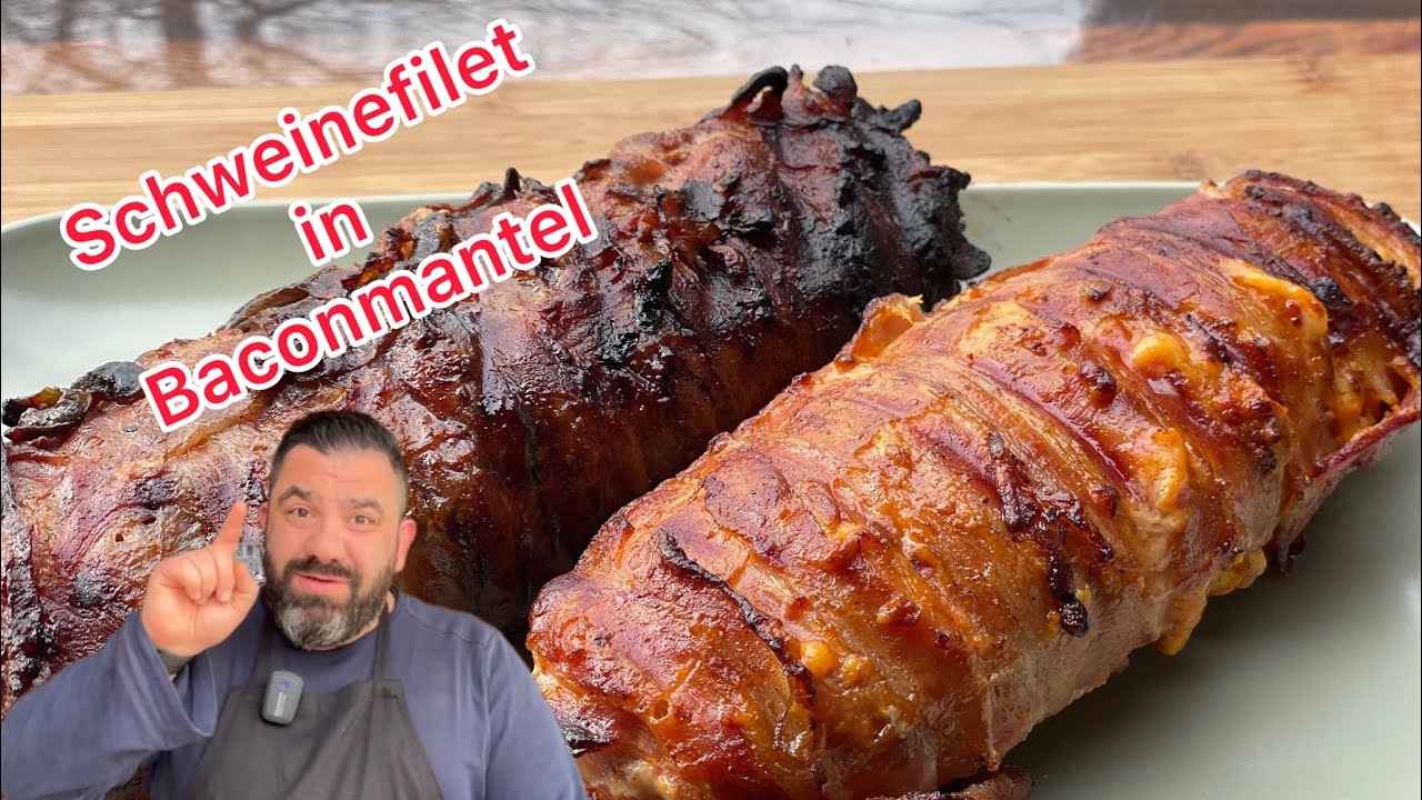 Schweinefilet in Baconmantel Mega lecker