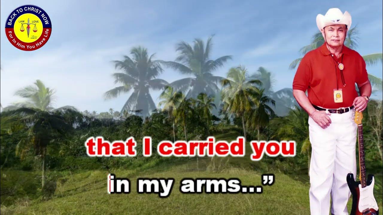 Footprints in the Sand (Karaoke) Theresa Marie Mateo YouTube