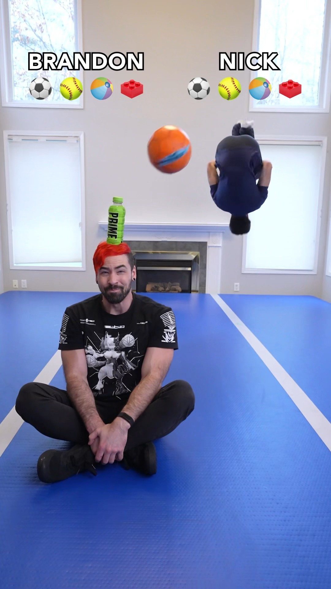 Backflip + hit the bottle challenge ??