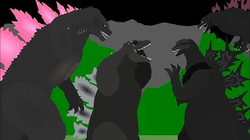 G54 meets Godzilla Minus One and Evolved Godzilla | A Funny Godzilla Stick Nodes Animation