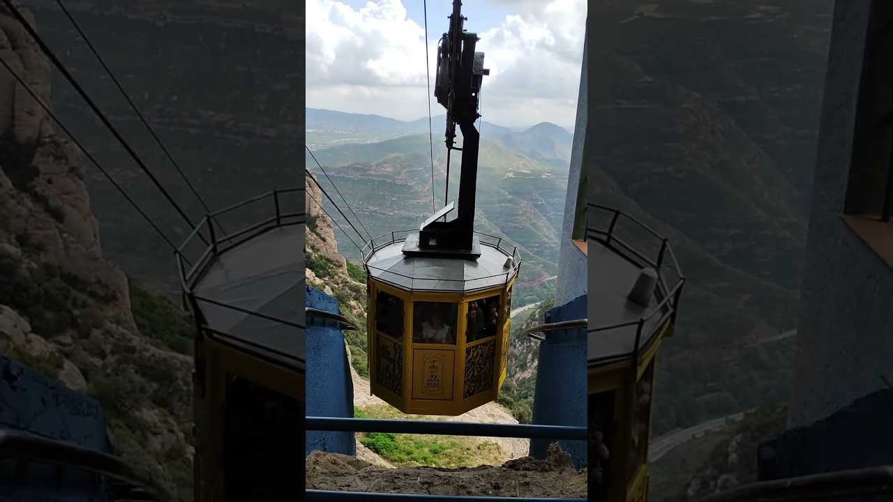 Полный спуск с горы Монсеррат