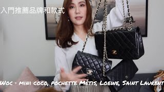 入門推薦品牌和款式Mini Coco, WOC, Puzzle Bag, Niki Saint Laurent!