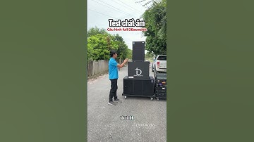 Test chất âm cấu hình loa hỏa tiễn DB 130 củ #dvhaudio #loadamcuoi #xuhuong #danloasukien #shorts