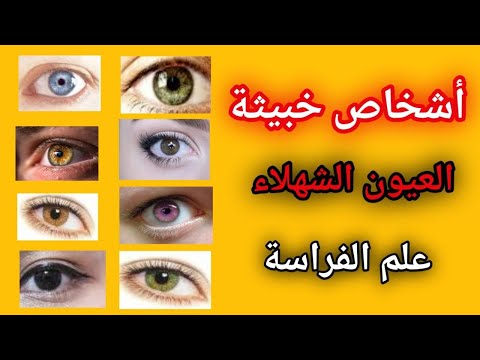 العيون الشهلاء علم الفراسة