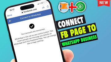 How To Connect Facebook Page to WhatsApp Business On Mobile (New Way)