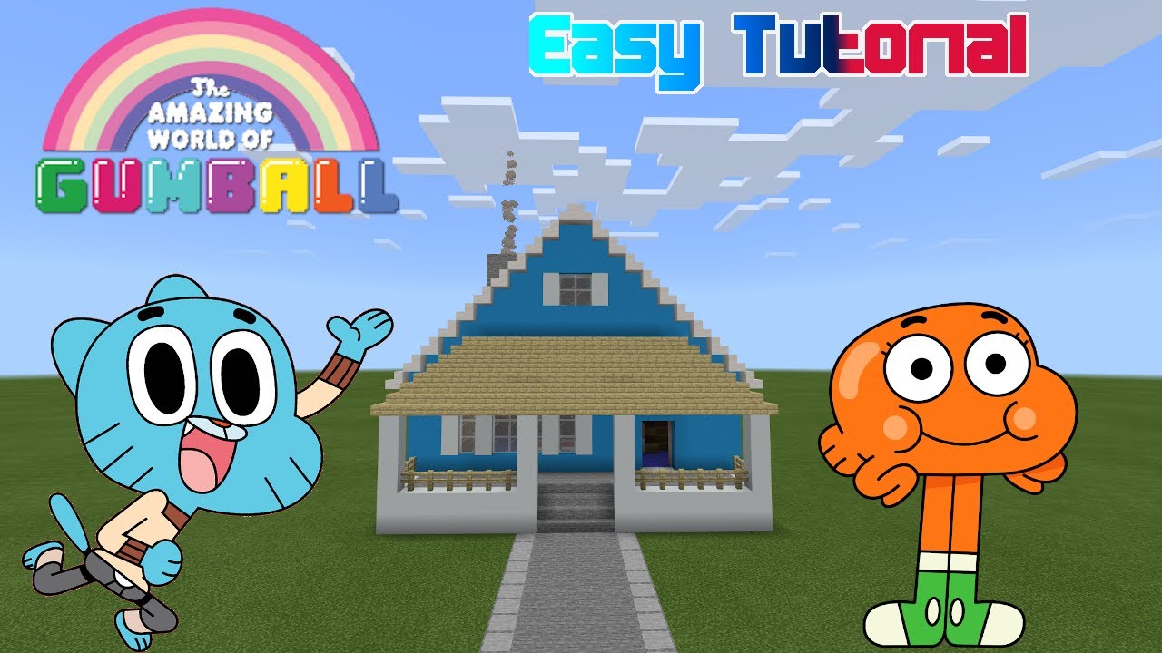 Wattersons' House from the Amazing World of Gumball Minecraft Map