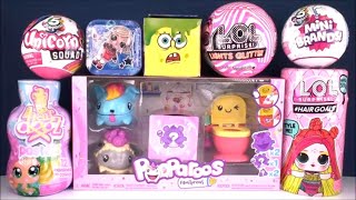 Pooparoos LOL HairGoals Lights Glitter Surprise DOLLS HairDooz Unboxing TOYS Reviews