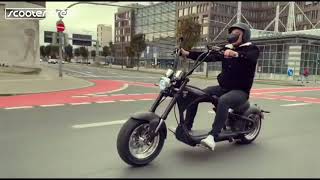 Scooter Qrw Harley 45E Elektroroller E-Chopper Elektrofahrzeuge Scooter Crew