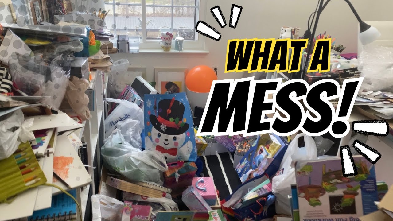 It took me over a year to clean my Art Studio! |  “Before” & “After”