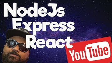 FULLSTACK JAVASCRIPT TUTORIAL NODEJS EXPRESS REACT