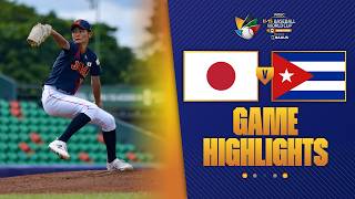 Highlights Japan Vs Cuba Wbsc U-15 Baseball World Cup