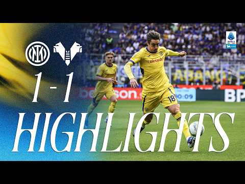 Highlights Serie A Enilive 2025/26 | Inter-Hellas Verona 1-1 — football highlights