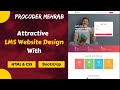 Attractive LMS Website Design With HTML & CSS | Education Website | Mehrab Hossen