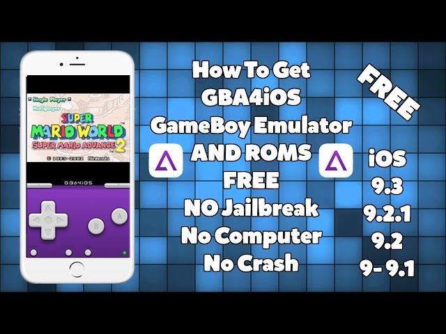 Instale jogos do Game Boy Advance em seu iPhone com iOS 9.3, 9.3.1 e 9.3.2  Beta [Sem Jailbreak] 