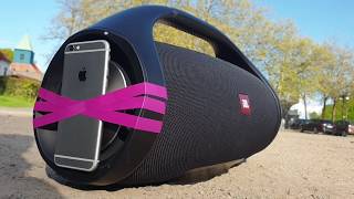 JBL Boombox VS. iPhone 6s !!!