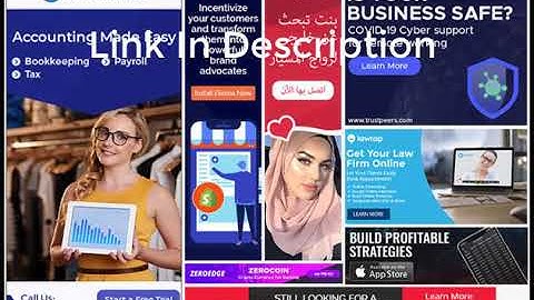 Design HTML5 banner ads for google display or remarketing