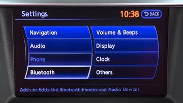 2016 Infiniti QX50 -  Setting Button (if so equipped)