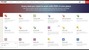 Videoguide - I LOVE PDF, Upload, Convert, Download, Share, Web App Tools and Functions