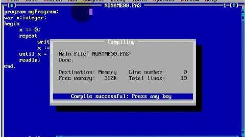 Turbo Pascal Programming  #25 Repeat Until Loop