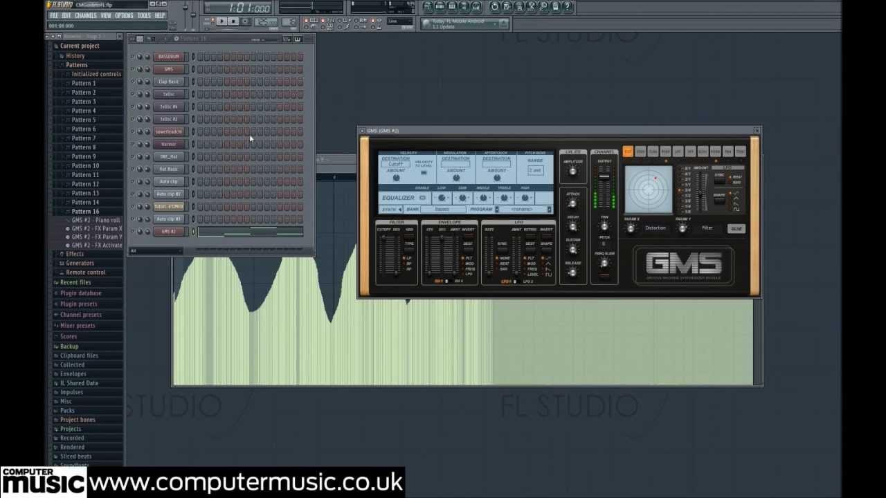 Aggressive growling bass using FL Studio 11's GMS synth YouTube