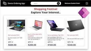 How to Build a Modern Landing Page in Power Apps (Device Ordering App UI)