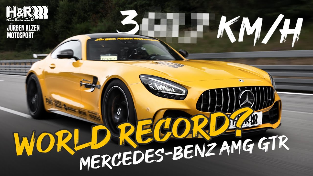 WELTREKORD? SCHNELLSTER MERCEDES AMG GTR! | Jürgen Alzen Motorsport ≡ H&R