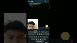 Pembelajaran dasar python menggunakan aplikasi Pydroid 3