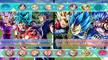 Goku Team (Transformed)  vs Vegeta Team (Transformed) - Dragon Ball Z Budokai Tenkaichi 4