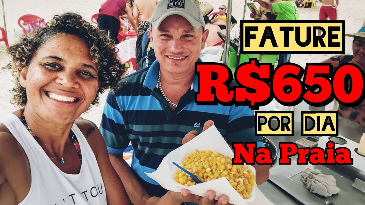 Ganhe Dinheiro Vendendo Milho e Coco Verde na Praia. Dicas importantes para Ambulantes na Praia.