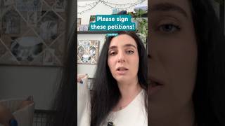 Easy, low effort ways to help people and planet, sign these petitions!