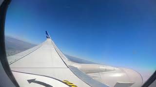 4K | EXIT ROW - JOHN WAYNE AIRPORT (SNA) TAKEOFF | United Airlines 737-800