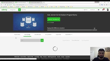 SQL Server ile Veritabanı Programlama - Geniş Tanıtım