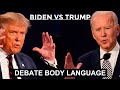 Trump vs Biden  Presidential Debate 2020 Body language