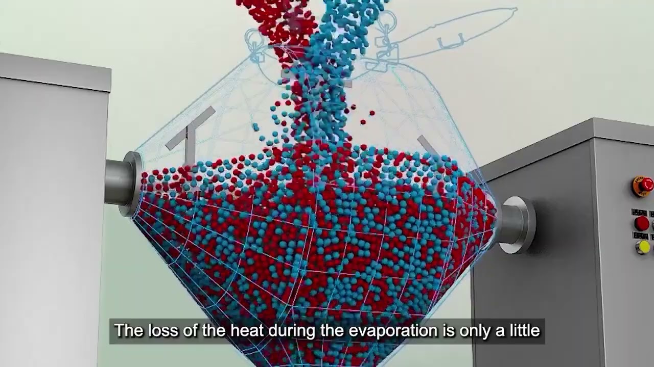 Sinoped Double Cone Vacuum Mixer Powder Mixing For SZG Series   Sinoped