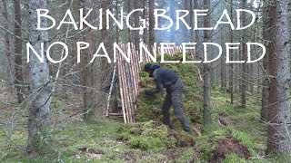 BAKING BREAD OVER THE FIRE, NO PAN NEEDED │ UPGRADING THE BUSHCRAFTCAMP