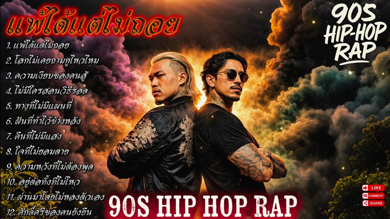 แพ้ได้แต่ไม่ถอย👊✌✌🔥Rap Hip-hop🔥 #รวมเพลงแร็พฮิปฮอป #rap #hiphop #boombap [142]